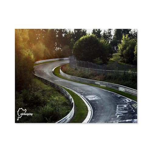 Deutsches Nürburgring，Holz Puzzle 1000 Teile Spielzeug Für Erwachsene Dekompressionsspiel（75x50cm）-C10 von GSBRSNTS