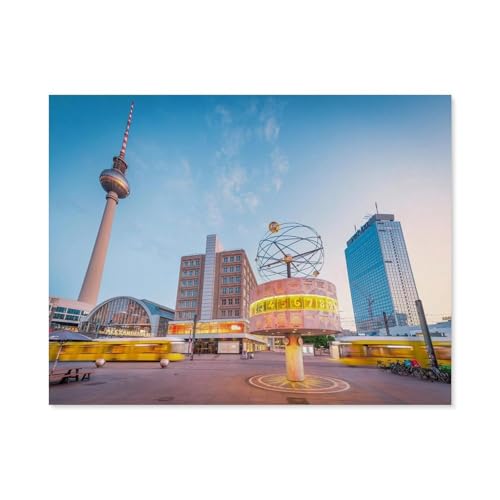 Guten Morgen Berlin，Puzzle 1000 Teile Erwachsene Kinde Spaß Lernspielzeug Geschenke（38x26cm）-B45 von GSBRSNTS