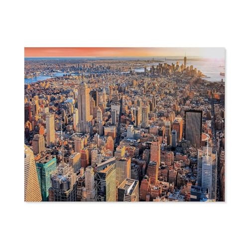 Klassisches Puzzle 3D Puzzle DIY Kit Holz Spielzeug Einzigartiges Geschenk，New York City，Klassisches Puzzle 3D Puzzle DIY Kit Holz Spielzeug Einzigartiges Geschenk（75x50cm）-C57 von GSBRSNTS