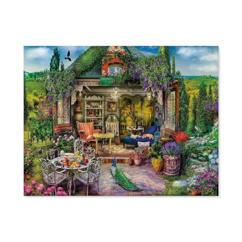 Papier Puzzle 1000 Stück，Wine Country Escape，Puzzles Lernspielzeug Für Erwachsene Geburtstagsgeschenk（38x26cm）-C32 von GSBRSNTS