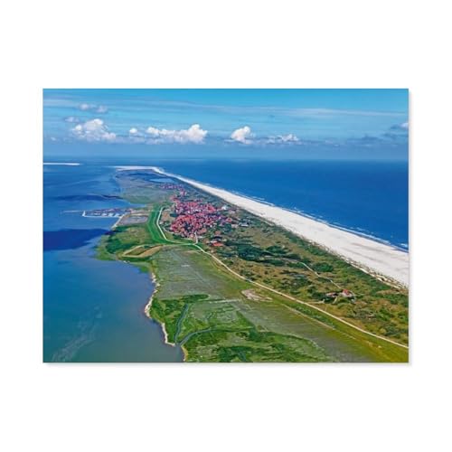 Puzzel Für Erwachsene Jigsaw Puzzle 1000，Insel Juist，DIY Papier Puzzle Einzigartiges Geschenk Wohnkultur Stil（38x26cm）-G15 von GSBRSNTS