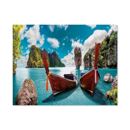 Puzzel Für Erwachsene Jigsaw Puzzle 1000，Phuket,Thailand，DIY Papp Puzzle Einzigartiges Geschenk（38x26cm）-B68 von GSBRSNTS