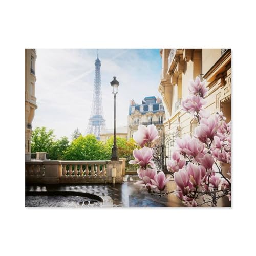 Puzzle，Frühling in Paris，Für Kinder Und Erwachsene Holz Personalisiertes Puzzle-Spaß-Spiel 1000pcs（75x50cm）-A94 von GSBRSNTS