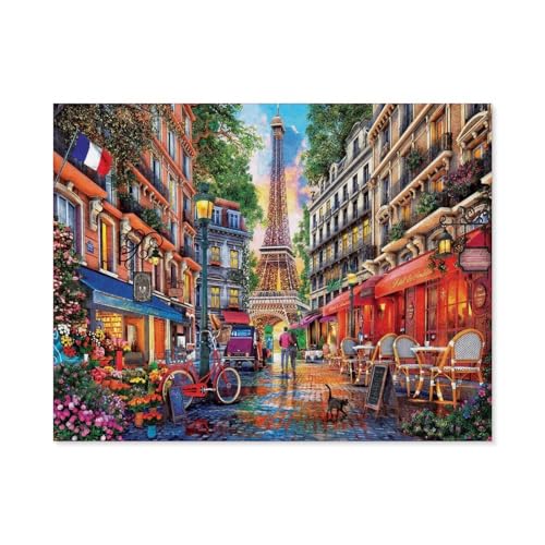 Puzzle，Paris，Für Kinder Und Erwachsene Holz Personalisiertes Puzzle-Spaß-Spiel 1000pcs（75x50cm）-B67 von GSBRSNTS