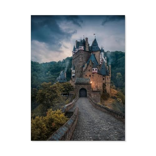 Puzzle 1000 Stück，Deutschland-Burg Eltz，Für Holz Erwachsene Spielzeug Dekompression Spiel（75x50cm）-A16 von GSBRSNTS