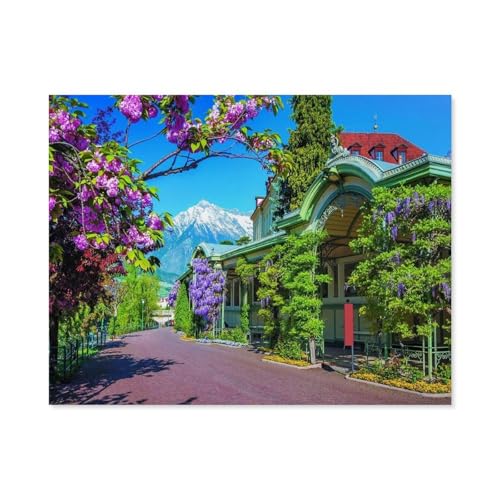 Puzzle 1000 Teile für Erwachsene，Merano, Italy Italien，Puzzle Teenager Jungen Mädchen Puzzle for Teen Lernspiel Holiday Challenging Puzzle（38x26cm）-D42 von GSBRSNTS