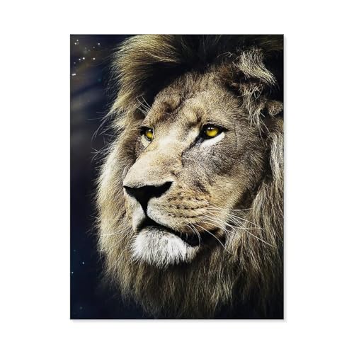 Puzzles 1000 Teile für Erwachsene，Das Portrait des Löwen，Klassische Puzzle Teenager Jungen Mädchen Puzzle Lustige Familienpuzzles In Premium-Qualität Zum Geburtstag（75x50cm）-D40 von GSBRSNTS