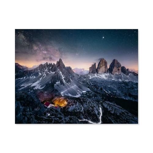 klassisches Puzzle 1000 Stück，Dolomiten，Einzigartige Heimdekorationen Und Geschenke（38x26cm）-A96 von GSBRSNTS