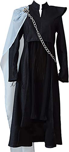 GSFDHDJS Cosplay Kostüm for Game of Thrones Daenerys Targaryen Black von GSFDHDJS