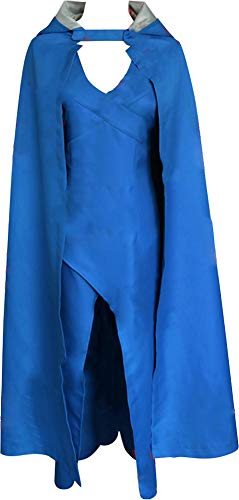 GSFDHDJS Cosplay Kostüm for Game of Thrones Daenerys Targaryen Blue von GSFDHDJS