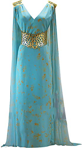 GSFDHDJS Cosplay Kostüm for Game of Thrones Daenerys Targaryen Green von GSFDHDJS