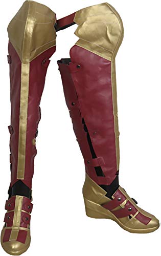 GSFDHDJS Cosplay Stiefel Schuhe for Batman v Superman Dawn of Justice Diana Prince Wonder Woman von GSFDHDJS