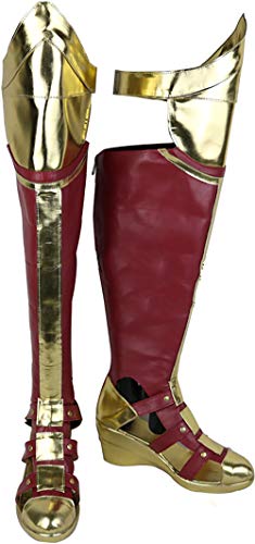 GSFDHDJS Cosplay Stiefel Schuhe for Batman v Superman Dawn of Justice Wonder Woman von GSFDHDJS