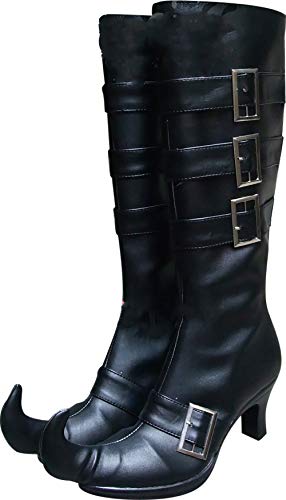 GSFDHDJS Cosplay Stiefel Schuhe for Black Butler Undertaker Black von GSFDHDJS