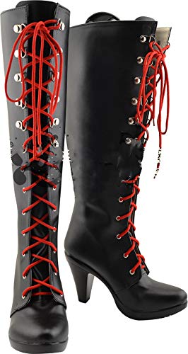 GSFDHDJS Cosplay Stiefel Schuhe for Danganronpa Trigger Happy Havoc Super Danganronpa Enoshima Junko von GSFDHDJS