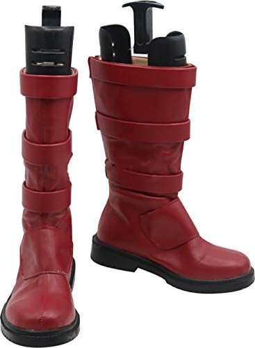 GSFDHDJS Cosplay Stiefel Schuhe for My Hero Academia Kirishima Eijiro red von GSFDHDJS