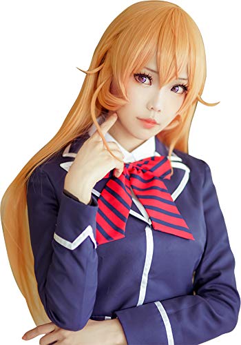 GSFDHDJS Sweetheart Cosplay Perücke for Food Wars Shokugeki no Soma Nakiri erina von GSFDHDJS