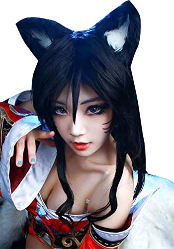 GSFDHDJS Sweetheart Cosplay Perücke for League of Legends Ahri Long von GSFDHDJS