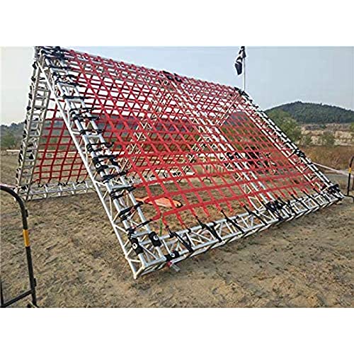 Klettern Sieben farbige Sicherheitsnetze 11x6ft Kletter-Frachtnetz, Hindernis-Sicherheitsnetze for Spielplätze, for das Training im Hindernisparcours im Freien von GSHUPIOU