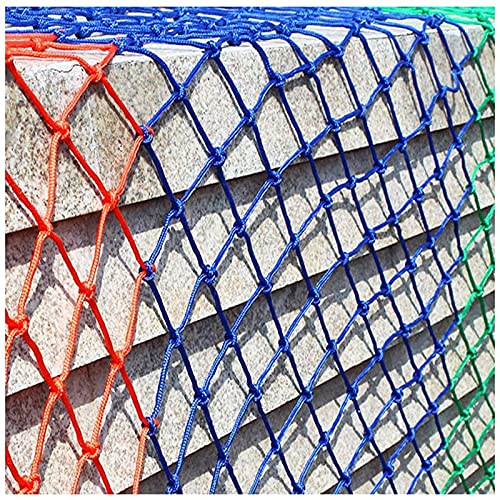 GSHUPIOU Klettern Sieben farbige Sicherheitsnetze for Kinder Outdoor-Spielzeug, Tragkraft 100kg,(2 * 2m(6.6 * 6.6ft)) von GSHUPIOU