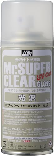 Mr. Super Clear Spray 170ml. UV Cut Gundam Hobby (Gloss) von GSI Creos