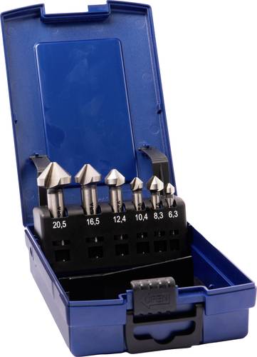 GSR 00708010 Kegelsenker-Set 6teilig 6.3 mm, 8.3 mm, 10.4 mm, 12.4 mm, 16.5 mm, 20.5mm HSS-G Zylinde von GSR