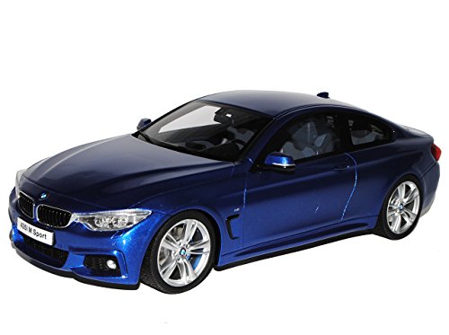 B*M*W 4er M435i Sport Coupe Blau Nr 027 Ab 2013 1/18 GT Spirit Modell Auto mit individiuellem Wunschkennzeichen von GT Spirit B-M-W