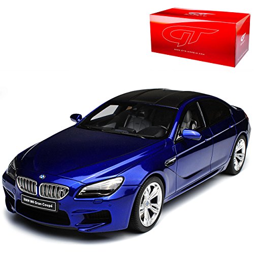 B*M*W 6er M6 F06 Gran Coupe Limousine Blau Ab 2011 Nr 184 1/18 GT Spirit Modell Auto von GT-Spirit B-M-W