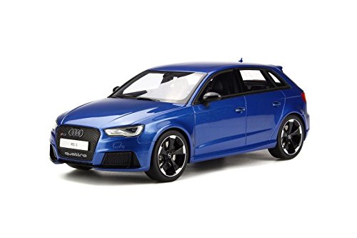 Audi RS3 Sportback quattro 2015 blau, Modellauto 1:18 / GT Spirit von GT Spirit