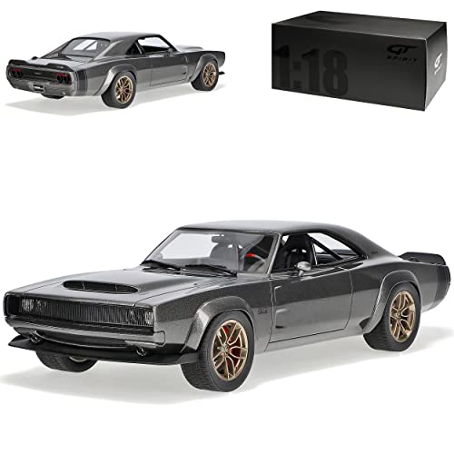 GT Spirit Dodge Super Charger SEMA Concept 1968 Coupe Grau Metallic Nr 272 1/18 Modell Auto von GT Spirit