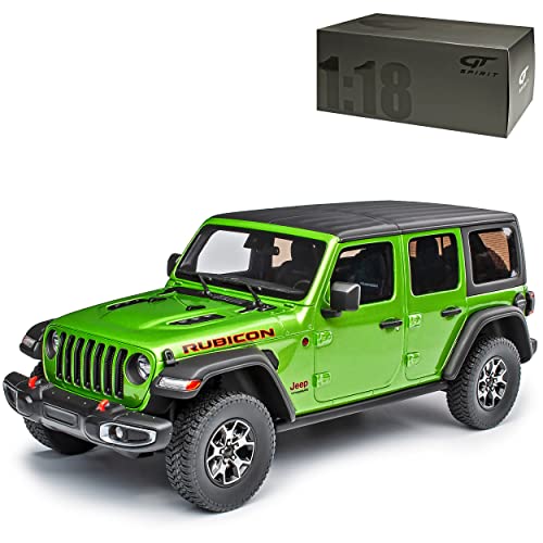 GT Spirit Jeep Wrangler Rubicon Grün 4. Generation Ab 2018 Nr 278 1/18 Modell Auto von GT Spirit