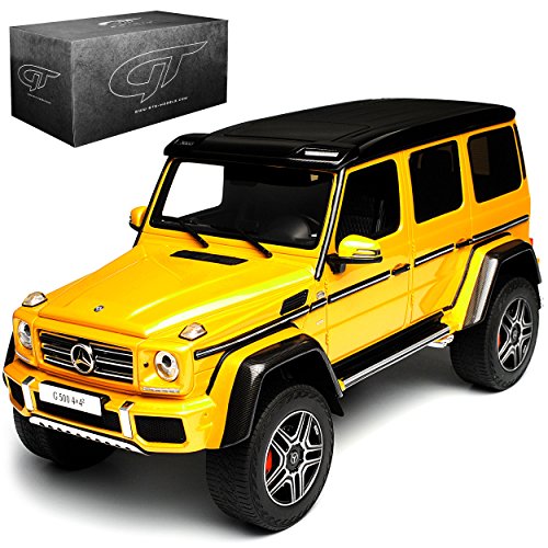 GT-Spirit Mercedes-B G-Klasse G500 4X4 Solarbeam Gelb KJ013 limitiert 1 von 504 Stück Asia Edition 1/18 Modell Auto von GT-Spirit