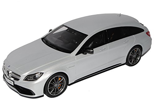 GT-Spirit Mercedes-Benz CLS 63 AMG X218 Shooting Break Silber Ab 2011 Ab Facelift 2014 Nr 725 1/18 Modell Auto von GT Spirit