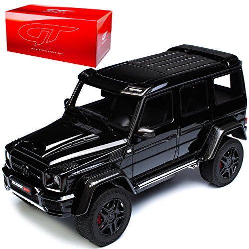 GT-Spirit Mercedes-Benz G-Klasse G500 4X4 Schwarz Nr 143 1/18 Modell Auto von GT Spirit