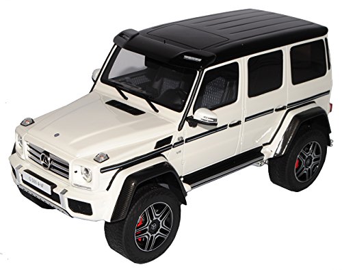 GT-Spirit Mercedes-Benz G-Klasse G500 4X4 Weiss Nr 142 limitiert 1 von 2000 1/18 Modell Auto mit individiuellem Wunschkennzeichen von GT Spirit