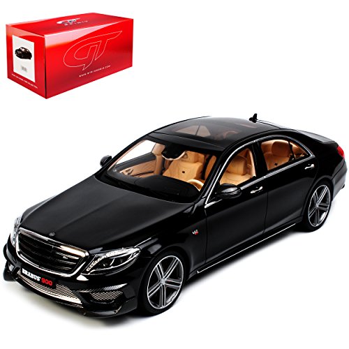 GT-Spirit Mercedes-Benz S-Klasse Bra-Bus Rocket 900 Basis S65 AMG Limousine W222 Schwarz Ab 2013 Nr 172 1/18 Modell Auto von GT Spirit