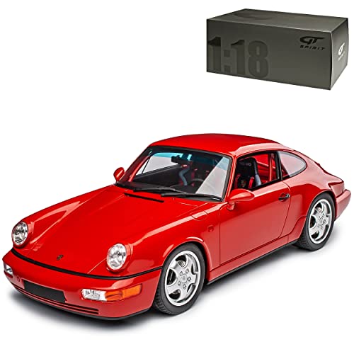 GT Spirit Porsche 911 964 3.6 Coupe Rot 1988-1994 Nr 60 1/18 Modell Auto von GT Spirit