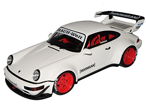 GT-Spirit Porsche 911 964 RWB Coupe Weiss Rauh-Welt 1988-1994 Nr 732 1/18 Modell Auto von GT Spirit