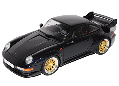 GT-Spirit Porsche 911 993 GT2 Gary Schwarz 1993-1998 Nr 144 1/18 Modell Auto mit individiuellem Wunschkennzeichen von GT Spirit