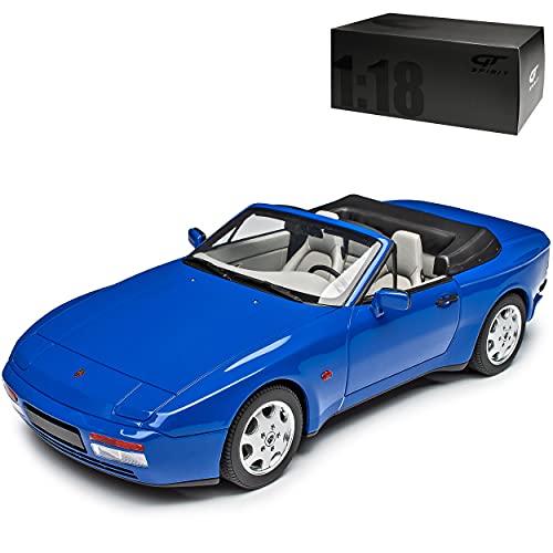 GT Spirit Porsche 944 S2 Turbo Cabrio Blau 1981-1991 Nr 804 1/18 Modell Auto von GT Spirit