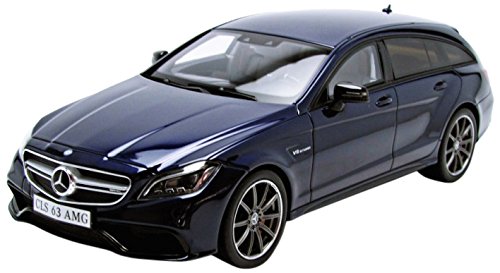 Mercedes CLS 63 AMG Shooting Brake, dunkelblau, Modellauto, Fertigmodell, GT Spirit 1:18 von GT Spirit