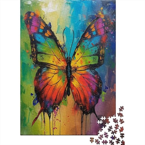 Blue Schmetterling Puzzle 1000 Teile Puzzle Für Erwachsene Und Kinder Ab 14 Jahren Puzzel 1000pcs (75x50cm) von GTDKSUEVG