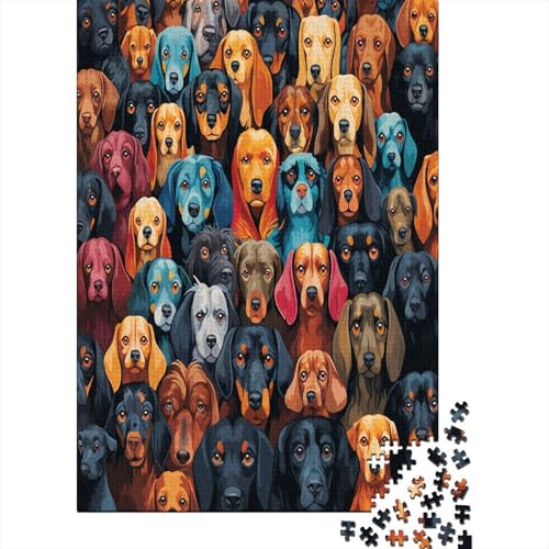 Golden Retriever Puzzlespiel 1000 Teile Erwachsene -Puzzle 1000 Stück Spiel Puzzles Für Erwachsene Kinder Puzzle Erwachsenen Puzzlespiel Puzzel 1000pcs (75x50cm) von GTDKSUEVG