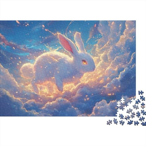 Kaninchen Puzzle 1000 Teile Puzzles Für Erwachsene Klassische Puzzles 1000 Teile Erwachsene Puzzlespiel Erwachsene 1000 Teile Erwachsenen Puzzlespiel Puzzel 1000pcs (75x50cm) von GTDKSUEVG