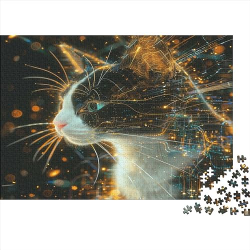 Kat Puzzlespiel 1000 Teile Puzzle Für Erwachsene Und Kinder Ab 14 Jahren, Erwachsenen Puzzlespiel Puzzel 1000pcs (75x50cm) von GTDKSUEVG