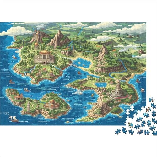 Labyrinth Puzzlespiel 1000 Teile Puzzles Für Erwachsene Lernspiel Herausforderung Spielzeug 1000 Teile Puzzles Für Erwachsene Kinder Erwachsenen Puzzlespiel Puzzel 1000pcs (75x50cm) von GTDKSUEVG