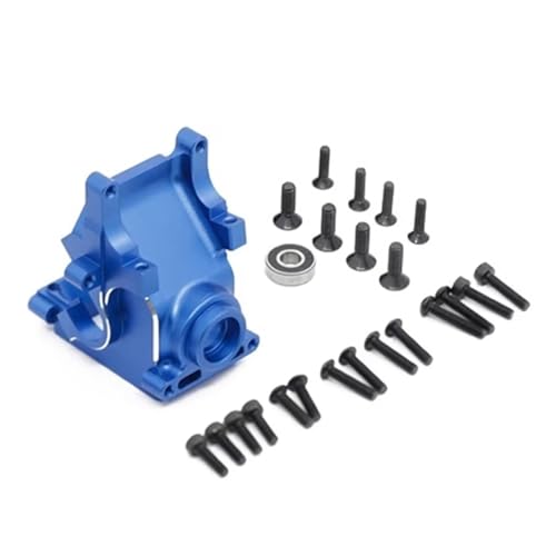 Für Arrma 1/8 6S Für Kraton Für Typhon Für Outcast Für Notorious 1/7 Für Infraction Für Limitless Für Mojave Metall Getriebe Fall Schott Upgrade Teile RC Ersatzteile(Blue) von GTFRUQAS