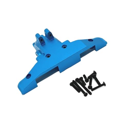 Für Scy Für Jjrc 16101 16102 16103 16201 C8805 Q130A 1/16 Metall Hinten Getriebe Gehäuse Getriebe Differential Fall RC Auto Upgrade Teile RC Ersatzteile(Blue) von GTFRUQAS