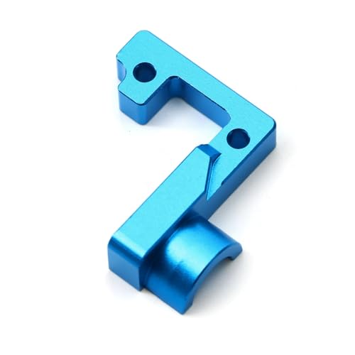 Für Tamiya Für TT02 1/10 RC Auto Upgrade Teile Zubehör Metall Offenes Getriebe Getriebe Gehäuse Getriebe Halterung RC Ersatzteile(Blue) von GTFRUQAS