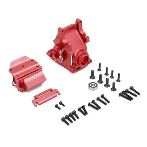 GTFRUQAS Für Arrma 1/8 6S Für Kraton Für Typhon Für Outcast Für Notorious 1/7 Für Infraction Für Limitless Für Mojave Getriebegehäuse Gehäuse Upgrade Teile RC Ersatzteile(Red) von GTFRUQAS